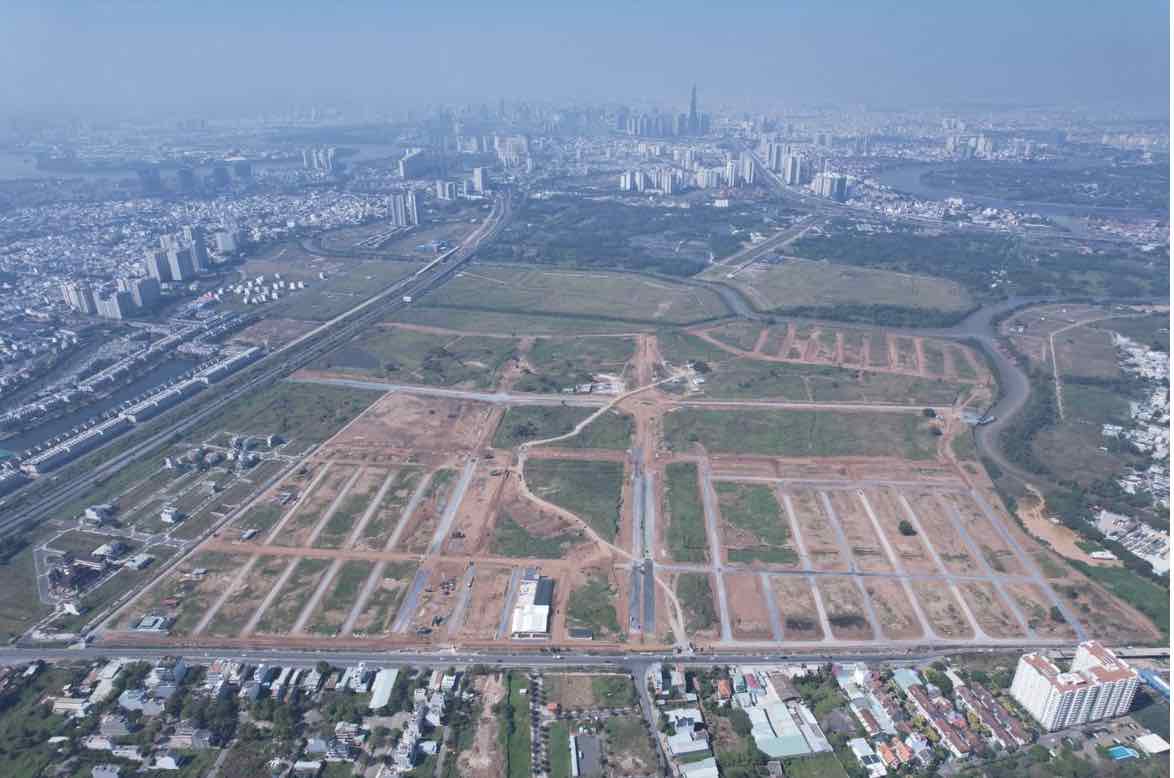 Tiến độ The Global City