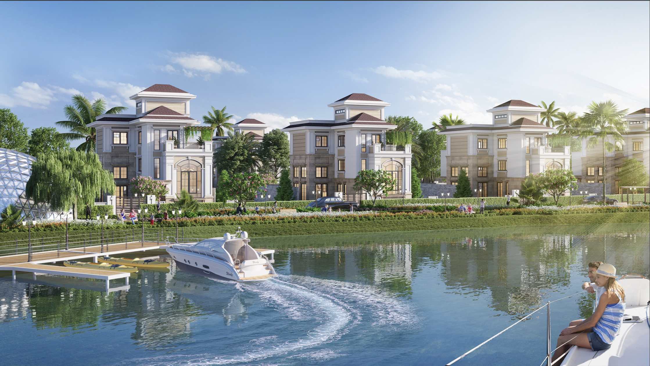 Bến du thuyền Centria island - Cù lao Tân Vạn