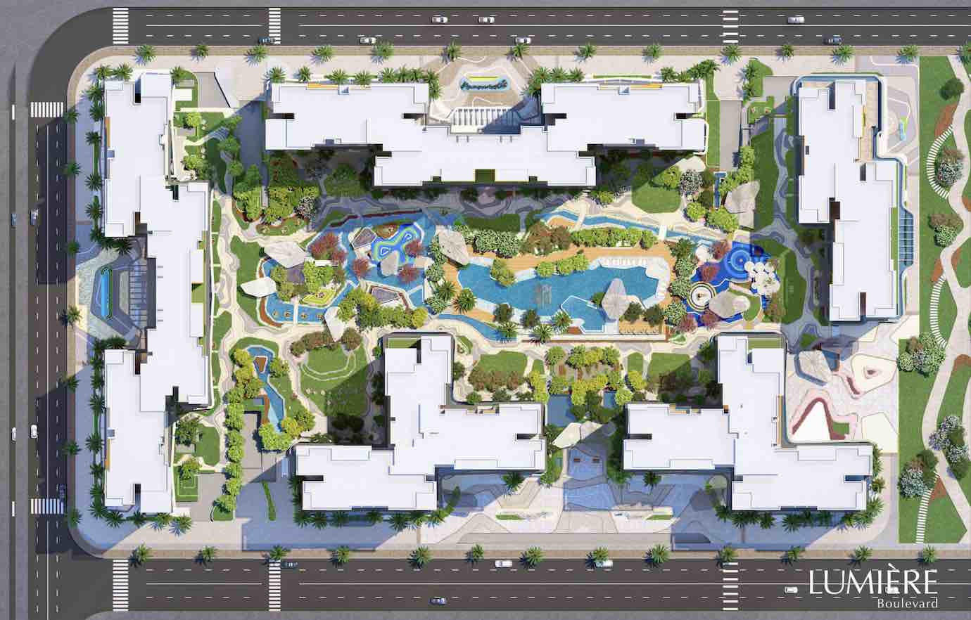 Mặt bằng tổng thể Lumiere Boulevard