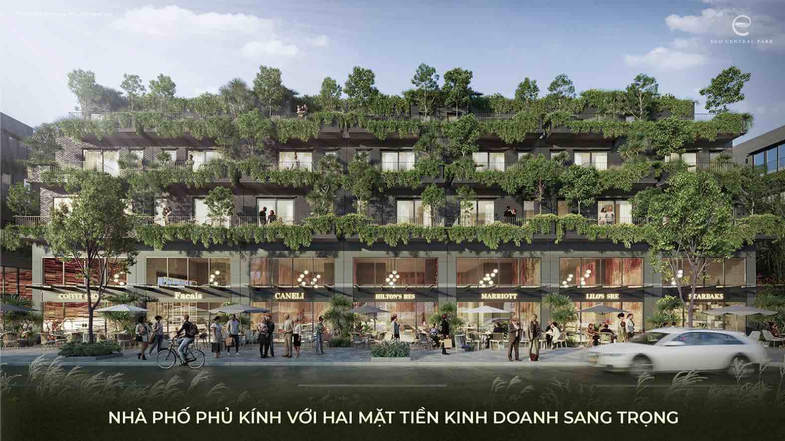 Nhà phố đại lộ shophouse Eco Central Park Vinh