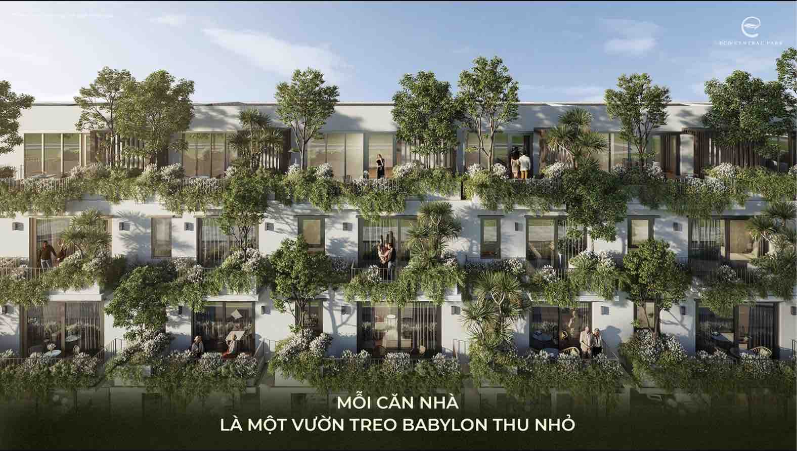 Nhà phố vườn Eco Central Park Vinh