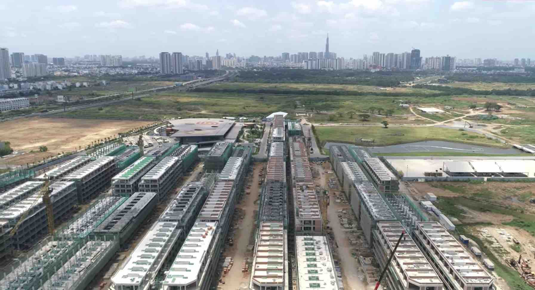 Tiến độ xây dựng The Global City