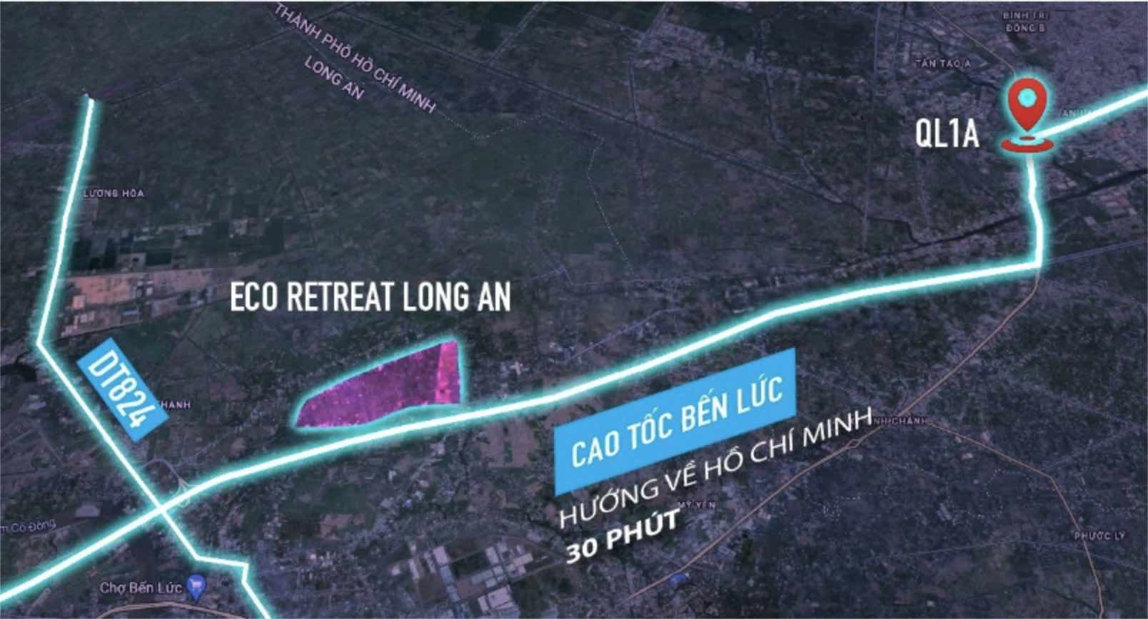 Vị trí Eco Retreat Long An I Ecopark Long An