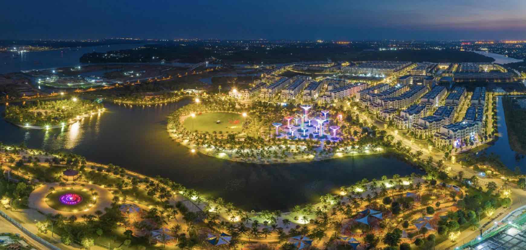 Vinhomes Grand Park về đêm