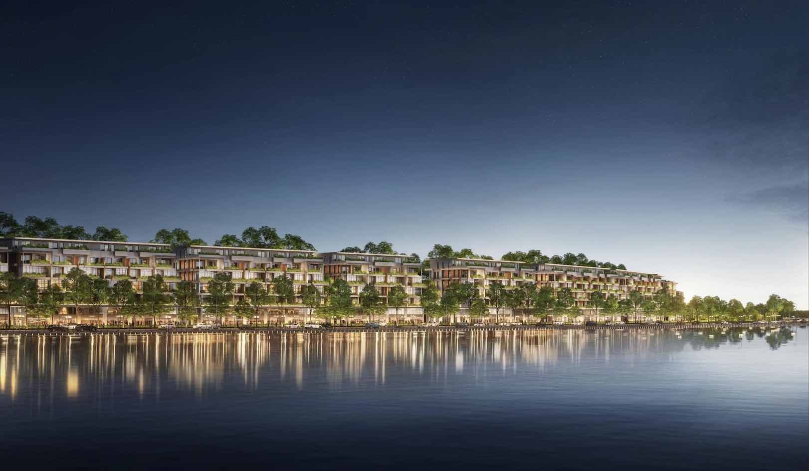 Eco Central Park Vinh về đêm