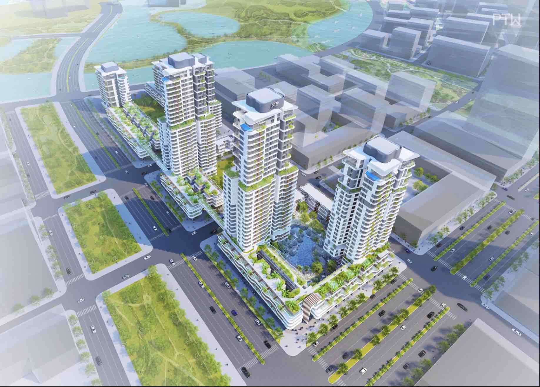 Mặt bằng tổng thể Thủ Thiêm Zeit River