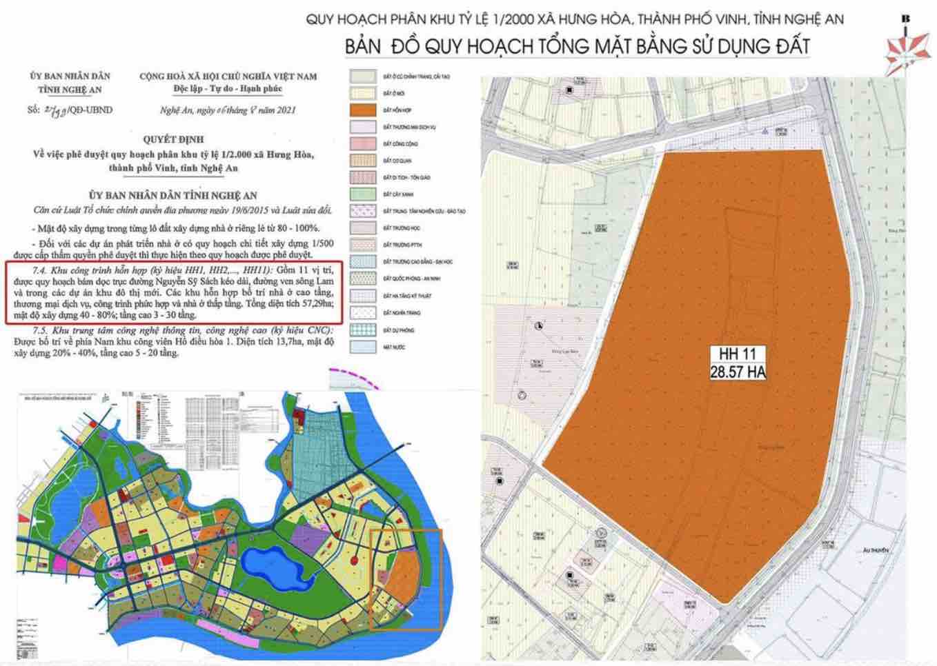Quy hoạch 1/2000 Eco Central Park Vinh