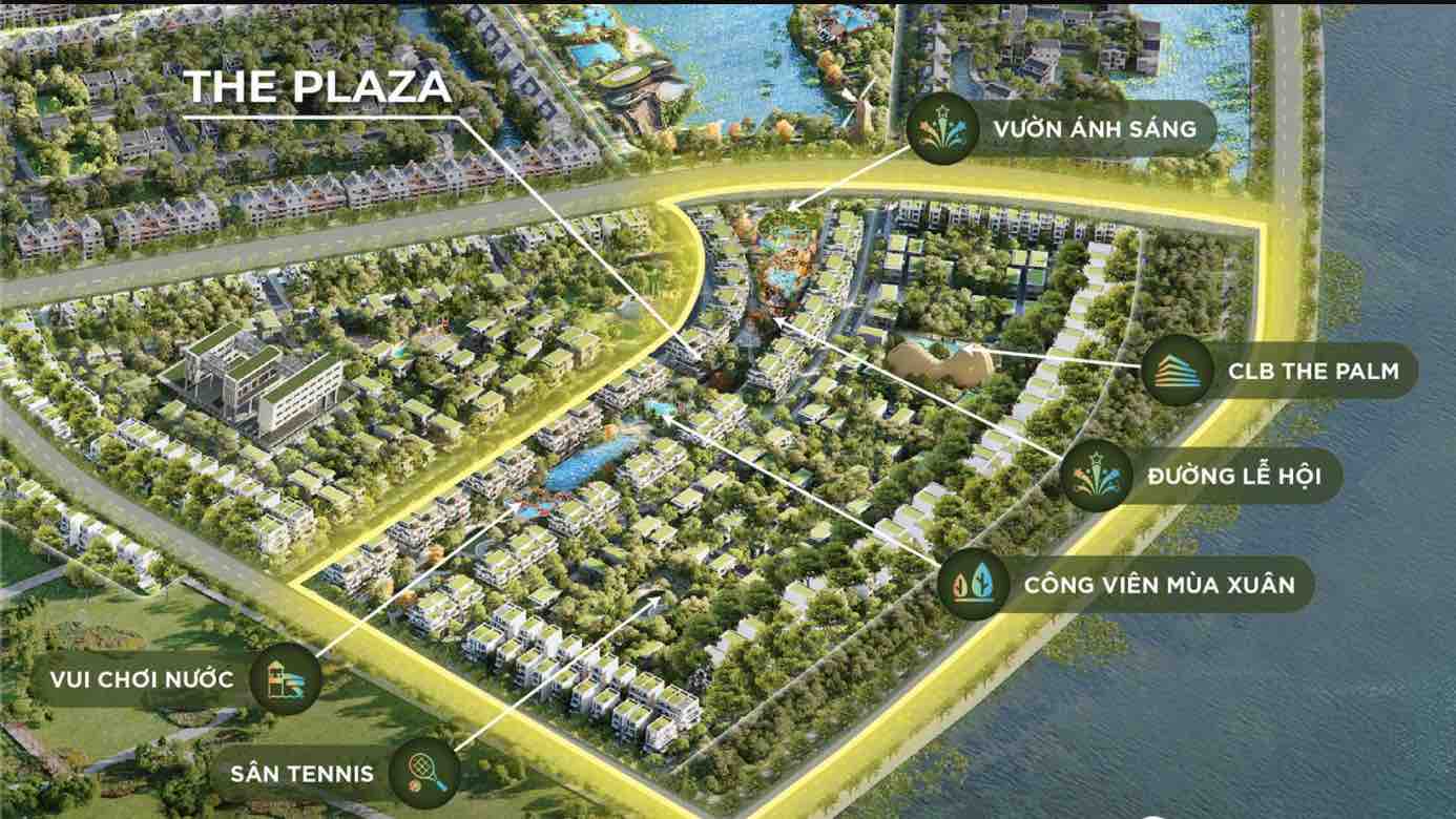 Mặt bằng tổng thể The Plaza Eco Central Park Vinh