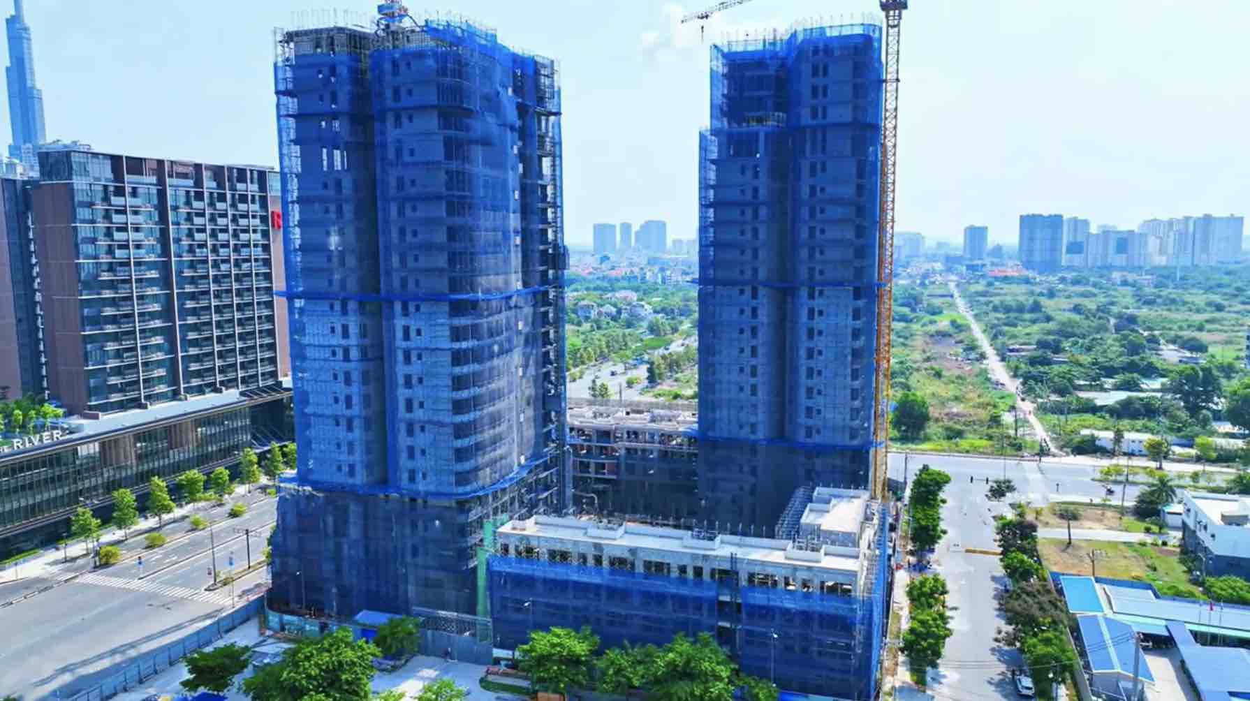 Tiến độ căn hộ Thủ Thiêm Zeit River mới nhất
