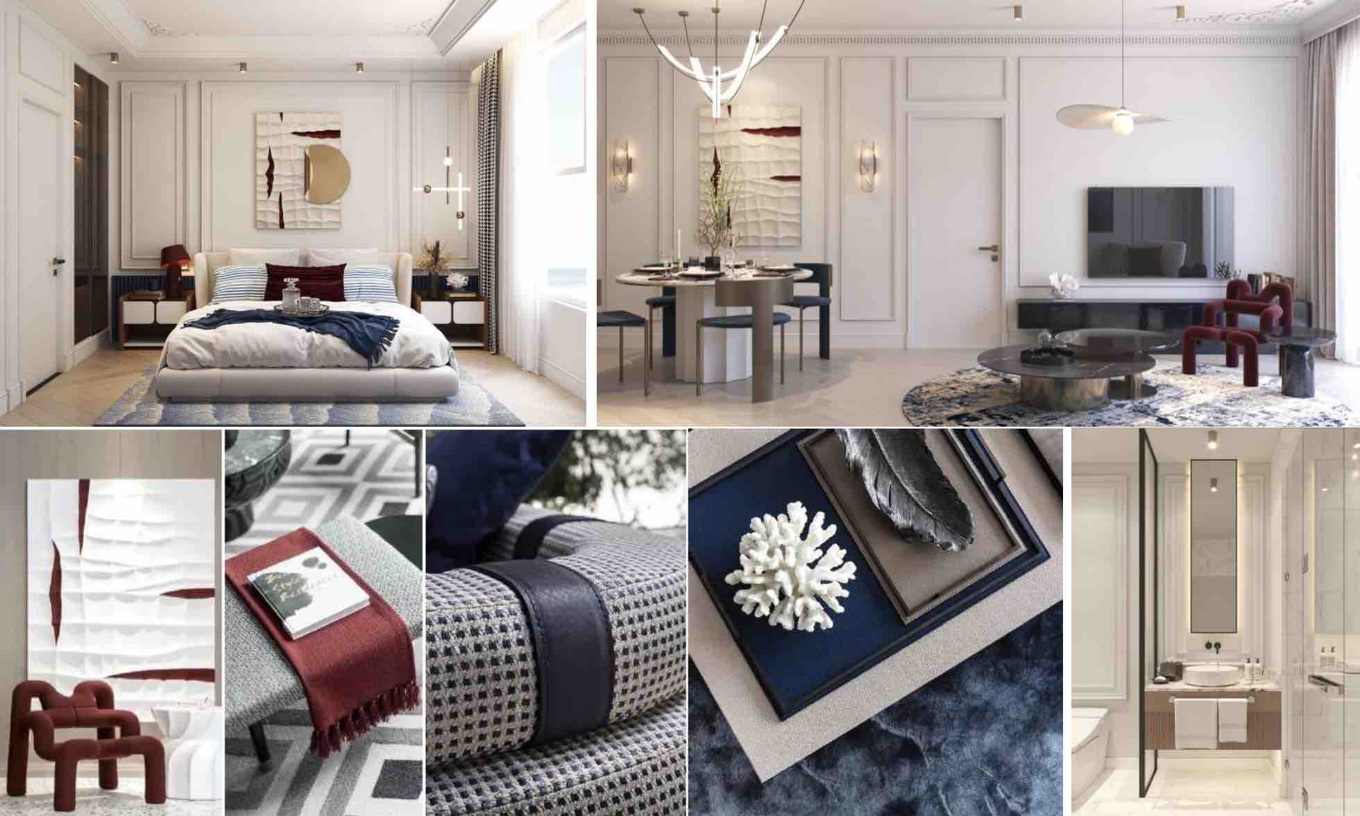 Thiết kế nhà mẫu căn hộ President sân vườn MerryHome