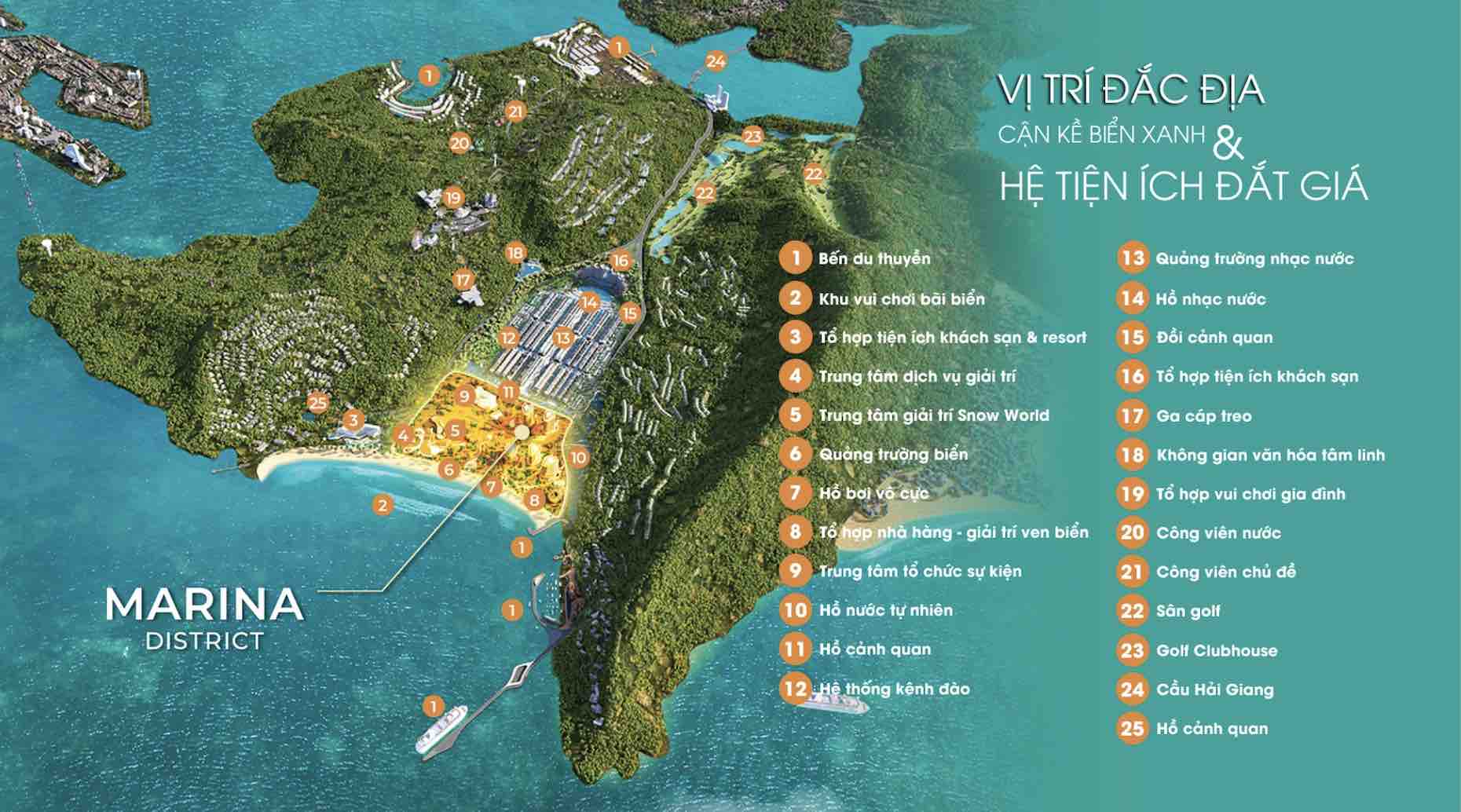 Tiện ích Merry Home - Marina District Quy Nhơn 